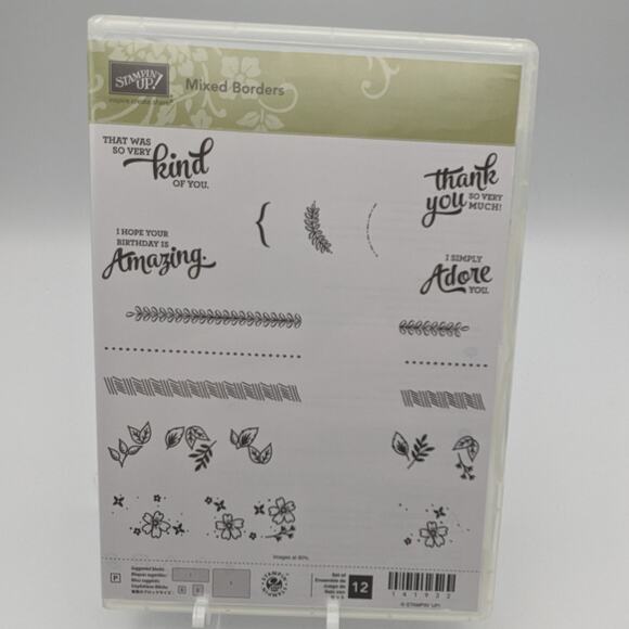 Stampin Up Stamp Set MIXED BORDERS 141932 Stamping Cardmaking Craft Papercraft - Picture 1 of 3